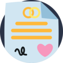 file,contract,document,files and folders,love and romance,wedding,marriage