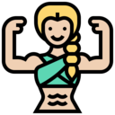 femenine,sports and competition,woman,avatar,sport,people,female,bodybuilder,bodybuilding
