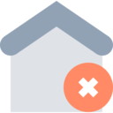 cross,house,architecture and city,real estate,home,delete,cancel,buildings,rental,rent ok 