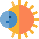 sun,miscellaneous,weather,space,partial,moon,astral,eclipse,eclipses,covering,partially