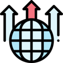 business and finance,up,interface,multimedia,globe,signs,arrows,internet,worldwide,earth globe,earth grid,wireless internet,globe grid
