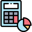 business and finance,technology,calculator,pie chart,technological,maths,calculating