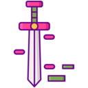 miscellaneous,gaming,minus,weapon,videogame,sword,less ok 