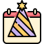 Party and celebration icon 64x64