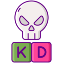 gaming,videogames,dead,death,skull,rating,game over,kd,death ratio,gaing