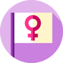 flag,flags,femenine,woman,girl,sign,female,shapes and symbols,gender,feminism,womens day
