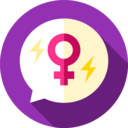 cultures,femenine,speech bubble,communications,chat,female,talk,chat bubble,shapes and symbols,empowerment,gender,feminism,feminist