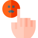 social media,pointer,dislike,emoji,emoticons,angry face