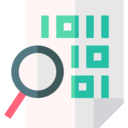 ui,programming,interface,computer,seo and web,magnifying glass,coding,loupe,analysis,binary code