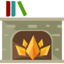 winter,warm,furniture and household,chimney,fireplace,living room
