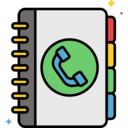 ui,book,education,files and folders,communications,agenda,telephone,notepad,contacts,phone book,phonebook