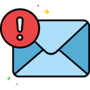 interface,information,mail,envelope,communications,email,warning,info,exclamation mark,exclamation,message,new,shapes and symbols,urgent,important,importance