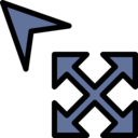 ui,interface,edit tools,arrows,multimedia option,move,pointer,orientation,direction,computer mouse,cursor,move selection,move selector
