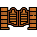 cultures,furniture and household,enter,saloon,western,entrance,doors,old