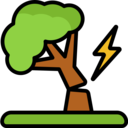 weather,nature,tree,forest,disaster,lightning,storm