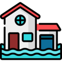 house,architecture and city,water,architecture,weather,nature,flood,waves,sea level,floods