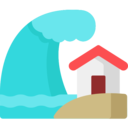 house,home,weather,nature,buildings,disaster,wave,tsunami
