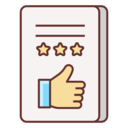 communications,stars,feedback,like,thumb up,hands and gestures,agree,approve,review,positive,positivity