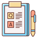 pencil,document,files and folders,communications,clipboard,QA,survey