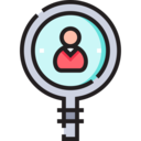 business and finance,man,magnifying glass,people,search,Tools and utensils,candidate,human resources,searching,hr