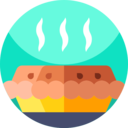 food,food and restaurant,smoke,cooking,hot,dessert,pie,baking,pumpkin pie