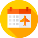 time,interface,transportation,plane,time and date,Tools and utensils,calendar,date,organization,schedule,administration,calendars,trip