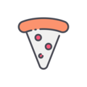 food,food and restaurant,salami,fastfood,dough,fat,slice,pizza,cheese,piece,italian food,pizza slice