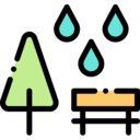 landscape,architecture,weather,nature,trees,rain,bench,park,forecast,architecture and furniture