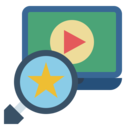 learning,education,magnifying glass,laptop,marketing,star,online,rate,video,lesson