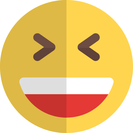 Grinning