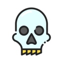 dead,emoji,feelings,smileys,emoticons,halloween,skull,smiley