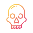 dead,emoji,feelings,smileys,emoticons,halloween,skull,smiley