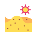 sun,landscape,nature,desert