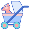 animals,pet,transport,transportation,dog,animal,wheels,carriage,crib,stroller,pushchair,buggies