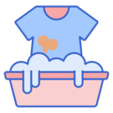 garment,clothing,fashion,clothes,shirt,laundry,wash,furniture and household,soap,bucket,foam