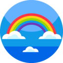 sun,weather,nature,rainbow,spectrum ok 