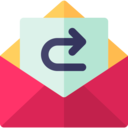 interface,symbol,arrow,mail,communications,email,sign,mails,forward,outline,forward option ok 