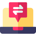 computer,arrows,laptop,speech bubble,communications,feedback