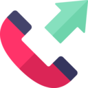 arrow,communications,phone,telephone,contact,call,phone receiver,outcoming call