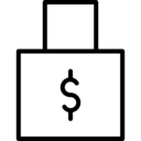 business and finance,dollar,security,padlock,secure,lock,locked,dollar symbol