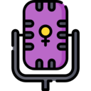 woman,symbol,education,communications,microphone,sign,female,visibility,protest,voice,speech,shapes and symbols,gender,feminism,human rights,activism