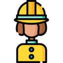 woman,professional,avatar,professions and jobs,user,person,job,worker,profession,helmet,uniform