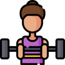 sports and competition,woman,avatar,fitness,weightlifting,sport,weight,user,profile,person,player,excercise,lifting,athlete,athletic,sporty,weightlifter