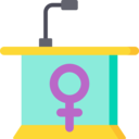 cultures,education,communications,furniture and household,speech,shapes and symbols,presentation,ideas,conference,politics,lecture,lectern,feminism