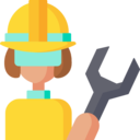 woman,avatar,professions and jobs,wrench,user,profile,person,job,worker,occupation,tools,profession,mechanic
