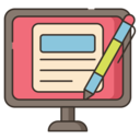ui,electronics,interface,computer,multimedia,pencil,edit tools,communications,monitor,screen,blogger,blogging,writer