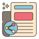 ui,share,interface,information,multimedia,files and folders,communications,social media,internet,news,social network,press,read