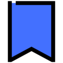 interface,social media,shapes,bookmark,badge,insignia