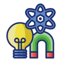 education,science,magnet,physics,light bulb,atom