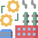 manufacturer,powerplant,industry,factory,energy,building,architecture and city,cogwheel,power,electricity,gears,supply